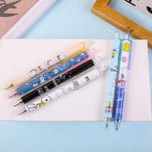 SNOOPY 1套/5支装 史努比可爱按压笔 学生文具 可爱少女清新韩版 中性笔 学生返校礼物 - 彩色 - 查看 7