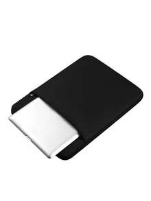 1pc Solid Colored Casual Notebook Laptop Sleeve Case For 11.6/12.5/13.3/14/15.4/15.6/16/17 Inch Laptop, Laptop Bags, Portable Laptop Sleeves - 查看 4