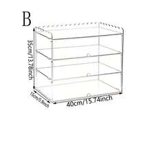 Acrylic Baking Display Cabinet, Transparent Countertop Pastry Display Case, Dust-Proof Food Storage Rack, Suitable For Donuts, Cakes, Cookies And Fruits, Ideal For Home Kitchen, Cafe And Commercial Venues - View 7