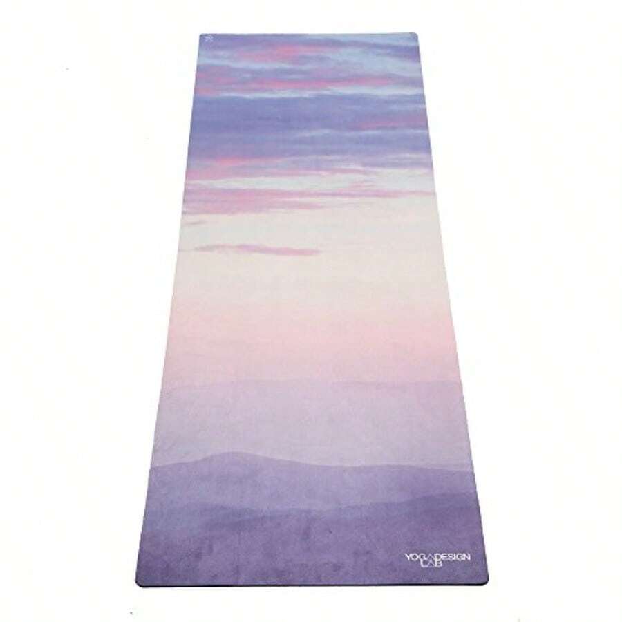 YOGA DESIGN LAB La alfombrilla de yoga combinada Alfombrilla + toalla 2 en 1 Eco Luxury Ideal para yoga caliente potencia ciclismo Ashtanga sudor calidad de estudio incluye correa de - Respirar - Ver 1