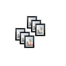 6pcs Classic Fashion Picture Frame Set, Multi-Color Frames, Horizontal & Vertical Display, Fits 3.5x5", 4x6", 5x7", 6x8", 8x10" Photos Or Artwork, Suitable For Personal Portraits, Landscapes, Illustrations, Photo Wall, Growth Records, Family Albums (Photo Paper Randomly Included) - 6Pcs - 查看 27