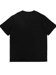 Mens T Shirts, Black Short Sleeve Crew Neck T Shirt, Classic Cotton T Shirt for Men, Soft & Comfortable, Durable, Stylish, Versatile for Daily Commute, Workout Sessions, Night Outings, and Holiday Festivities, Premium Cotton Construction Ensures Maximum Durability, Classic Crew Neck Design Complements Any Look, A Wardrobe Staple - Negro - Ver 5