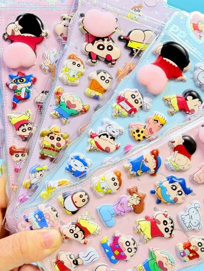 1 miếng dán bong bóng 3D hoạt hình ngẫu nhiên, miếng dán anime dễ thương, miếng dán trang trí điện thoại giúp giảm căng thẳng, miếng dán trang trí bàn làm việc, miếng dán trang trí văn phòng, miếng dán trang trí dễ thương đa chức năng (Có thể có một số khác biệt về màu sắc và sẽ được giao ngẫu nhiên)