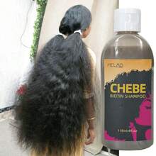 MELAO 生物素洗发水，蕴含芝白粉，适用于卷发，滋养定型，抚平毛躁，增加光泽，适合天然及非洲发质，无硫酸盐，118毫升/4液盎司 - 118ml - 查看 2