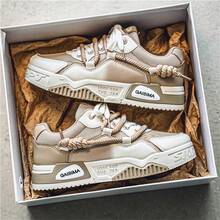 New Arrival Spring Men's Niche Casual Fashionable Sports Sneakers - Apricot - View 1