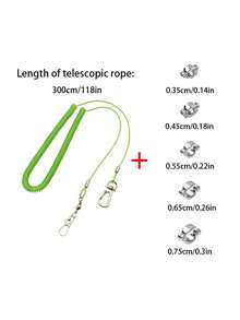 6pcs Extendable Bird Flight Training Leash Set, Includes 5 Size Anti-Bite Foot Rings, Elastic Buffer Anti-Escape, Suitable For Parrots, Cockatoos, Lovebirds, Macaws Outdoor Flight Training To Prevent Loss, Applicable For Yard, Park Bird Walking, Also A Thoughtful Gift For Bird Owners - Multicolor - View 8