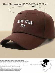 两顶男女通用棒球帽，适合全年日常休闲佩戴 - 多色 - 查看 4