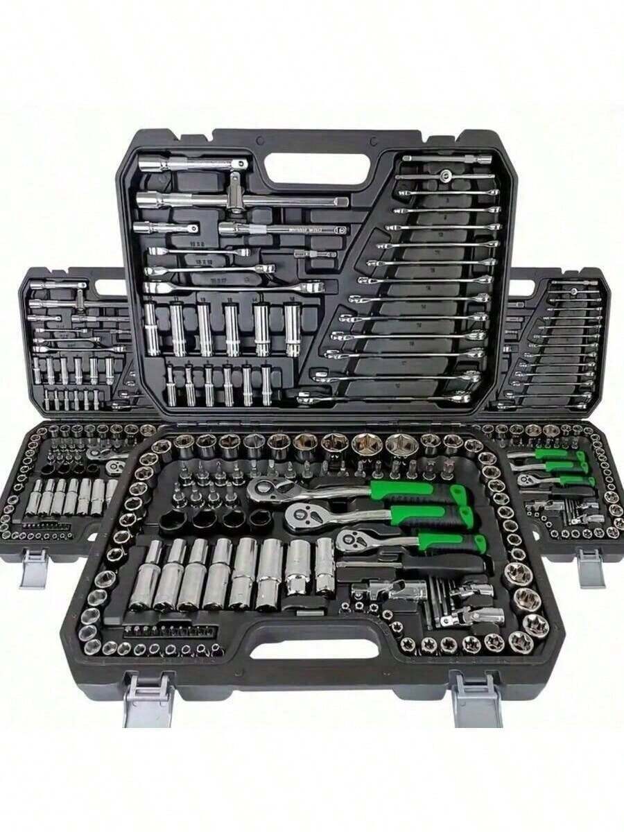 115-Set Car Repair Tool Set, Household Hand Tool Set, With Toolbox, Father's Day Gift, Men's Tool Set - Multiple Styles - View 1