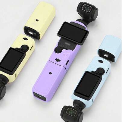 Pocket 3 Case, Soft Silicone Protective Case Compatible With DJI Osmo Pocket 3 Creator Combo, Lightweight Osmo Screen Protector Grip Cover Accessories
