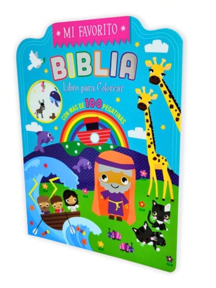 Bible - Coloring Book With Over 100 Stickers - Single Book - View 1
