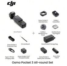 dji Kamera Gimbal Saku Osmo Pocket 3 1 inci: Desain genggam portabel, stabilisasi gambar mekanis, siaran langsung HD, fotografi selang waktu, perekaman seluler, pembuatan konten (Baru, hanya diaktifkan) - View 7