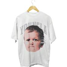 Playera Camiseta Oversize Young LA Gym Gimnasio LL Unisex - Blanco - Ver 5