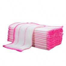 10/20片装加厚棉纱布洗碗布，厨房清洁抹布，吸水性强，不粘油洗碗布 - 棉紗百潔布 - 查看 4