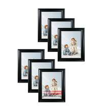 6pcs Classic Fashion Picture Frame Set, Multi-Color Frames, Horizontal & Vertical Display, Fits 3.5x5", 4x6", 5x7", 6x8", 8x10" Photos Or Artwork, Suitable For Personal Portraits, Landscapes, Illustrations, Photo Wall, Growth Records, Family Albums (Photo Paper Randomly Included) - 6Pcs - 查看 30