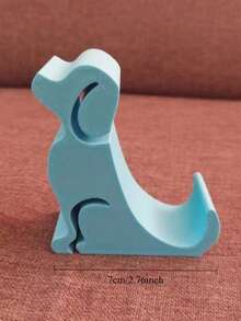 Dog-Shaped Phone Stand, Creative & Cute Design, Suitable For Various Desktop Phone Placement, Ideal Gift & Home Decor, Durable Material - Multicolor - View 7