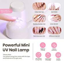 Beetles Tipex Lite Pre-Built Apex Nail Tips Kit, Stiletto Medium, With Tipex Nail Glue,  All-In-One Gel Nail Kit - Stiletto Long (Tipex Nail Kit With Primer) - View 7