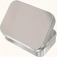 1 Juego de Caja de Metal Compacta, Perfecta para Pequeño Almacenamiento de Necesidades en el Hogar - Multicolor - Ver 3