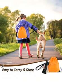 1pc / 360° Heavy-Duty Anti-Tangling Dog Training Leash, 5m / 10m / 15m, With Metal Buckle - Multicolor - View 7