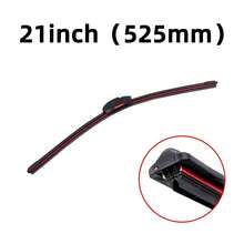 1pc Universal Frameless Dual Rubber Wiper Blade 13"14"16"18"19"20"21"22"24"26"28" Car Windshield Wiper Blade Replacement - 1PC - View 12
