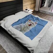 Manta personalizada para mascotas con foto de mascota + nombre. Manta personalizada para perro, manta con foto de gato, manta con foto de mascota, manta con retrato de perro, regalo para mamá de perro, regalo para papá de perro - Multicolor - Ver 8