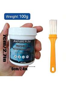 1 lọ keo chống thấm trong suốt, sơn chống thấm trong suốt dùng cho nhà vệ sinh, ban công, tường gạch, mái nhà, chống rò rỉ. Thích hợp cho nhiều loại tường, bệ cửa sổ và mọi trường hợp cần chống thấm trên từng lớp. - trong suốt - Xem 10