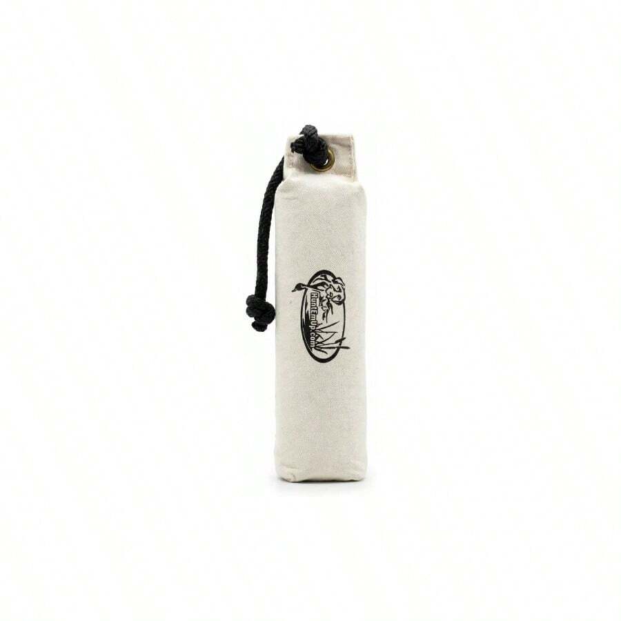 3 Inch Canvas Dog Training Bumper U2013 Retrieving Dummy Retriever Hunting Dog Training U2013 Floating Dummy With Throw Rope U2013 White 1 Pack - White - View 1