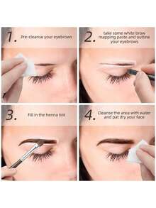 TOEDO 30g Microblading Eyebrow Gel Pencil, White/Black, Attoo Eyebrow Permanent Makeup Positioning Gel, Eyebrow & Lip Shaping Tool, Random Style - Multicolor - View 15
