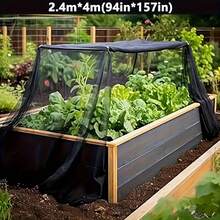 Cubierta multifuncional para plantas de jardín al aire libre - Mosquitera, red para pájaros, red para patio - Duradera y transpirable - Multicolor - Ver 10