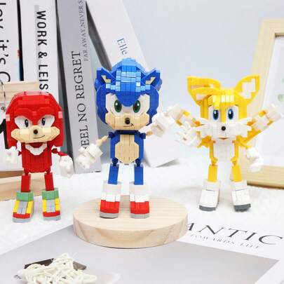 Đồ chơi xếp hình mini hình nhân vật hoạt hình, mô hình lắp ráp, quà tặng, hình nhân vật dễ thương trang trí phòng, trang trí Halloween, quà sinh nhật, trang trí bàn làm việc, Lilo & Stitch, Halloween, sinh nhật, Giáng sinh