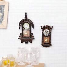 Ceas de perete vintage în miniatură pentru casă de păpuși, ceas de perete micro în stil european, mobilier mini pentru model de scenă în sufragerie pentru casă de păpuși, potrivit pentru casă de păpuși, decor pentru casă mică, casă de păpuși în miniatură, accesorii pentru casă de păpuși, decor pentru casă de păpuși, decor scenă, decor de perete, decor micro-peisaj DIY, recuzită pentru fotografie - Multicolor - Vizualizare 5