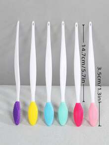 1 miếng lót làm sạch cọ trang điểm bằng silicon có giác hút, miếng lót rửa cọ hình quả táo bằng silicon, thảm làm sạch cọ trang điểm, dụng cụ vệ sinh cọ trang điểm. - nhiều màu - Xem 9