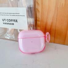 Transparent Pink Protective Case Suitable Compatible With Apple , Anti-Scratch And Anti-Drop Cover - Multicolor - View 9