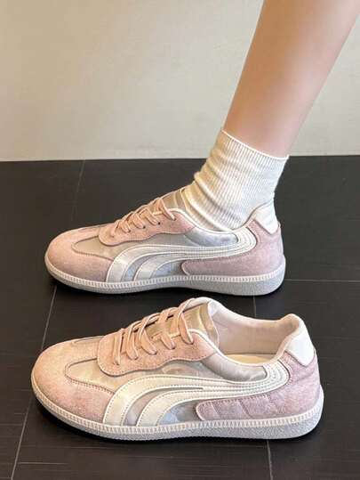 1 đôi giày thể thao da thoáng khí cho bé gái, đế mềm chống trượt, bền chắc, giày chạy bộ ngoài trời, giày thể thao thường ngày cỡ lớn cho trẻ em và thanh thiếu niên, giày học sinh thoải mái, phù hợp cho mùa xuân, hè, thu, dễ dàng mang vào và tháo ra.