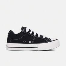 Converse 男女通用 Chuck Taylor SEASONAL 帆布低帮运动鞋 A20385C - 黑與白 - 查看 2