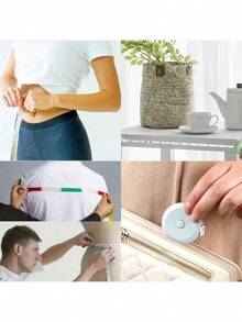 1pc Cute Mini Retractable Soft Tape Measure, Suitable For Weight Loss, Medical, Sewing, Crafting, Measuring Length Up To 1.5m/60 Inches - Standard Model - View 8