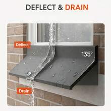 1条4.5/5.5厘米宽防水窗户密封条，推拉窗防雨隔热密封条，阳台隔热防风密封条 - 黑色 - 查看 4