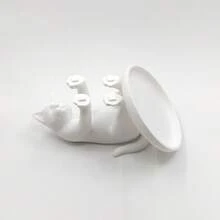 Best-Selling - Cute Cat Jewelry Tray - Desktop Storage - Trinket Tray - Animal Decor - Simulation - Toys For Boys - Toys For Girls - Perfect Gift - Multicolor - View 4