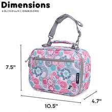 Bolsa de almuerzo de JJWorld New York Cody Cody - Frambuesa azul - Ver 7