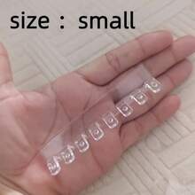 3/6pcs Acrylic Wall Mounted Jewelry Organizer Hooks - Durable Polished Plastic Multi-Function Hook Design For Necklaces, Earrings, Rings And Bracelets - Space-Saving Storage Solution For Bathroom And Bedroom, Hanging Jewelry Holder, Minimalist Decor, Sturdy Structure, Essential For Small Space Living - Multicolor - View 9