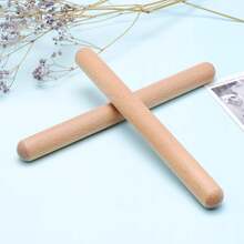 1-32 Pcs Of Classical Wooden Percussion Instruments, 8-Inch Rhythm Natural Hardwood Sticks, Musical Instruments, Musical Instruments, Otamatone, Silicone Finger Sleeves, Clapper Sticks - Multicolor - View 8