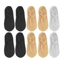 1/5/10 Pairs Of Fashionable Spring And Summer Women's Cool Feeling Skin Friendly Non Slip Mouth Polka Dot Lace Boat Scks ﻿ - Multicolor - View 12