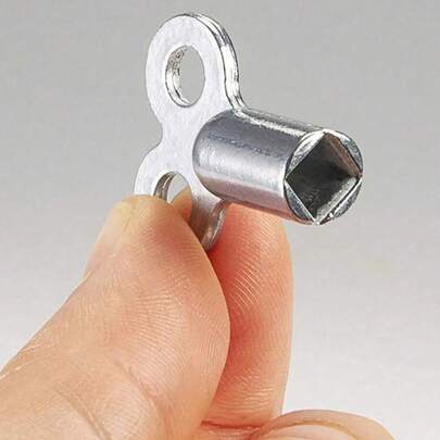 3/6pcs Square Wrench Radiator Valve Vent Key Drain Radiator Switch Vent Drain Internal Angle Wrench, Radiator Vent Valve Key, Radiator Vent Valve