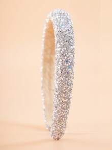 1pc Women's Rhinestone Star Headband, Fashionable Fully Studded Hair Accessory, Suitable For Daily Wear Or Parties Hair Band Hair Hoop,Summer,Holiday,Travel - Multicolor - View 10