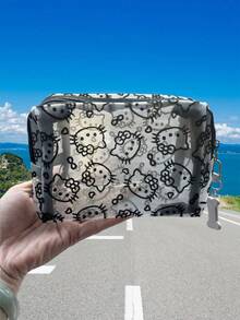 KT Cat Cartoon Pattern Mesh Bag, Multifunctional Outdoor Essential Storage Bag, Cosmetic Bag, Coin Purse, Toiletry Bag, Large Capacity Storage Bag - View 27