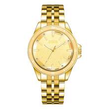 ZOEA Men Quartz Watches - 錶帶:金色/錶殼:金色 - 查看 1