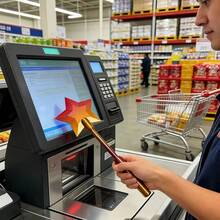 3D Printed Magic Wand Contactless Payment, Starry Magic Wand, Contactless Payment Card Holder, Suitable For Card Payment Scenarios - Black - View 3