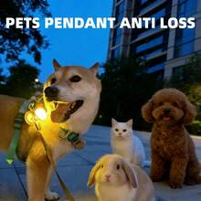 1pc LED Dog Collar Light, Pendant Collar, Dog Tag Light, Suitable For Dog Collar, Leash, Clip-On Dog Light, For Night Walking And Camping, Silicone LED Dog Collar Dog Tag Light, Flashing, Slow Flashing, Steady On 3 Modes, For Night Safety Decoration, Battery Included - Multicolor - View 4