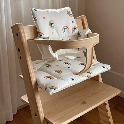 Bộ đệm ghế ăn dặm, phù hợp với ghế Stokke Tripp Trapp, bộ 2 chiếc, có lớp phủ laminate dễ vệ sinh.