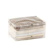 1pc Transparent Dust-Proof Garment Storage Bag, Home/Dorm Bedding Organizer - Transparent - View 3