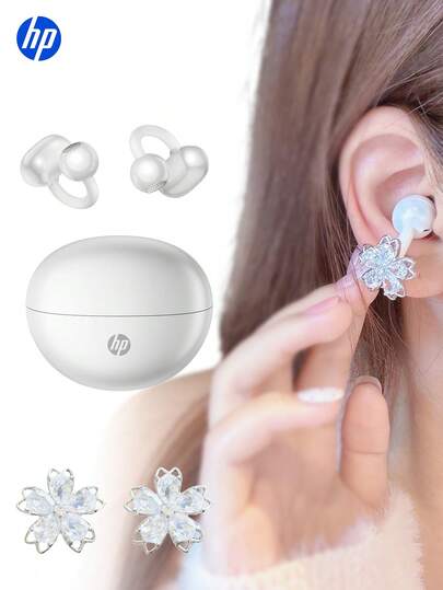  HP H10M 开放式无线耳机，高品质音效，蓝牙 5.4，30 小时超长续航，轻巧便携，IPX4 防水，内置麦克风，兼容安卓系统，是母亲节、学生和上班族的理想礼物。